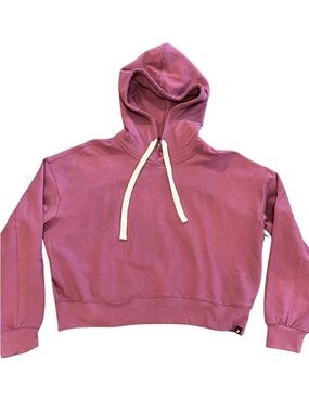 NWT Glyder Vintage Oversized Cropped Hoodie | Rouge | Size L